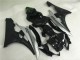2006-2007 Argent Noir Yamaha YZF R6 Carénage Moto 2006-2007 Argent Noir Yamaha YZF R6 Carénage Moto