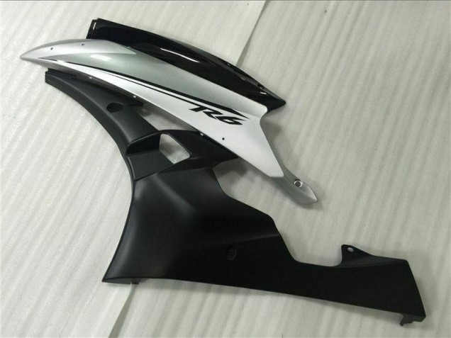 2006-2007 Argent Noir Yamaha YZF R6 Carénage Moto 2006-2007 Argent Noir Yamaha YZF R6 Carénage Moto