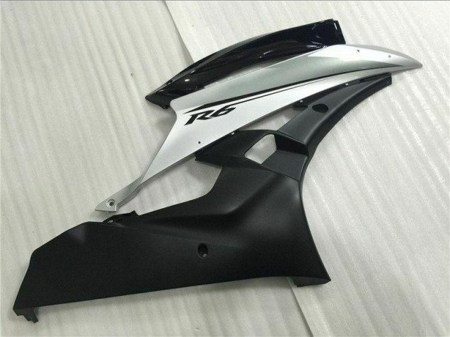 2006-2007 Argent Noir Yamaha YZF R6 Carénage Moto 2006-2007 Argent Noir Yamaha YZF R6 Carénage Moto