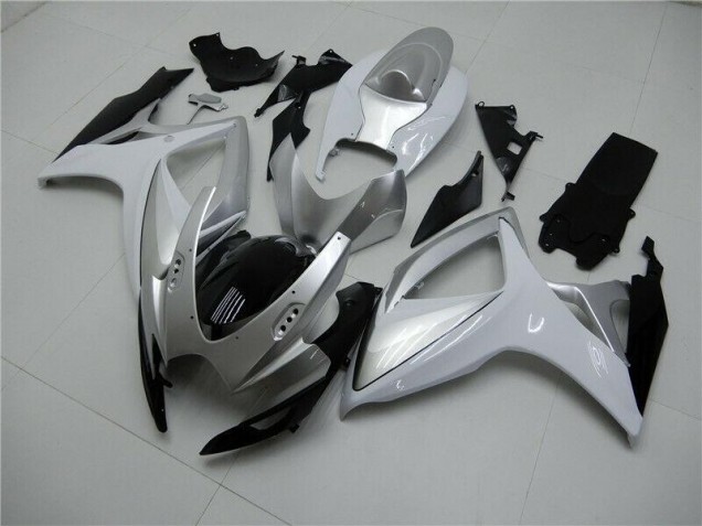 2006-2007 Argent Suzuki GSXR 600/750 Carénages Moto