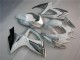 2006-2007 Blanc Argent Suzuki GSXR 600/750 Kit Carénages Motos Complet