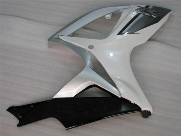 2006-2007 Blanc Argent Suzuki GSXR 600/750 Kit Carénages Motos Complet