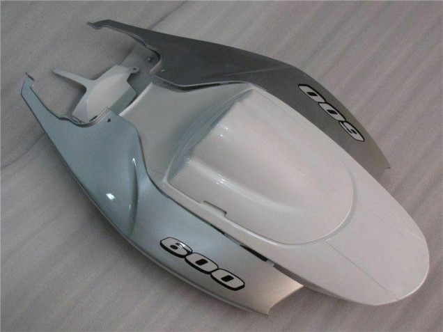 2006-2007 Blanc Argent Suzuki GSXR 600/750 Kit Carénages Motos Complet