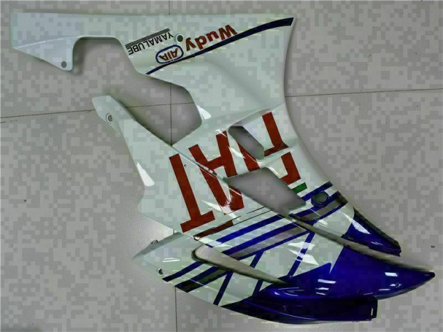 2006-2007 Blanc Bleu Yamaha YZF R6 Carénage Moto 2006-2007 Blanc Bleu Yamaha YZF R6 Carénage Moto