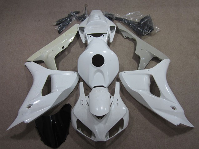 2006-2007 Blanc Honda CBR1000RR Kit Carénages Motos Complet