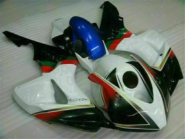 2006-2007 Blanc Noir Honda CBR1000RR Carénage Moto 2006-2007 Blanc Noir Honda CBR1000RR Carénage Moto