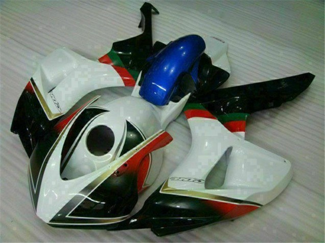 2006-2007 Blanc Noir Honda CBR1000RR Carénage Moto 2006-2007 Blanc Noir Honda CBR1000RR Carénage Moto