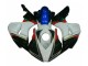 2006-2007 Blanc Noir Honda CBR1000RR Carénage Moto 2006-2007 Blanc Noir Honda CBR1000RR Carénage Moto