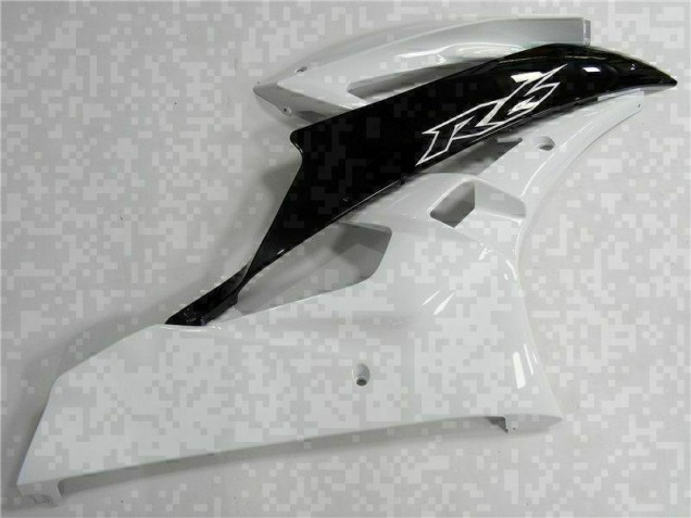 2006-2007 Blanc Noir Yamaha YZF R6 Carénage Moto