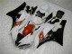 2006-2007 Blanc Noir Yamaha YZF R6 Carrosserie Moto 2006-2007 Blanc Noir Yamaha YZF R6 Carrosserie Moto