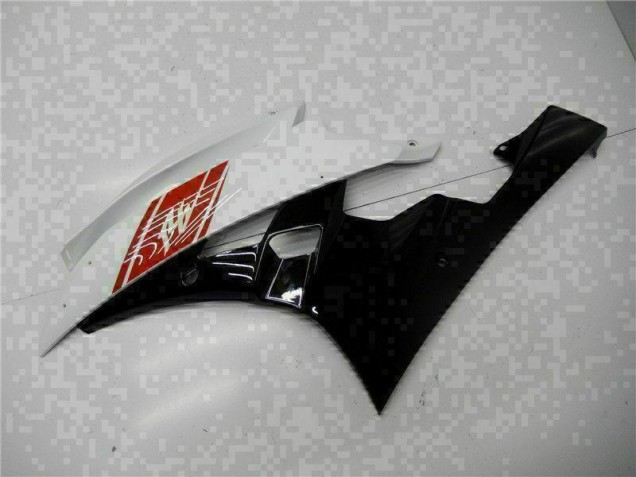 2006-2007 Blanc Noir Yamaha YZF R6 Carrosserie Moto 2006-2007 Blanc Noir Yamaha YZF R6 Carrosserie Moto