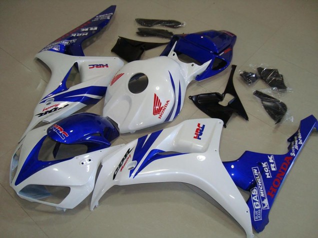 2006-2007 Blanc et Bleu Honda CBR1000RR Carénage Moto 2006-2007 Blanc et Bleu Honda CBR1000RR Carénage Moto