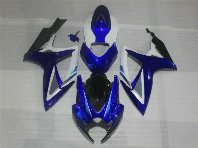 2006-2007 Bleu Blanc Suzuki GSXR 600/750 Carénage Moto 2006-2007 Bleu Blanc Suzuki GSXR 600/750 Carénage Moto
