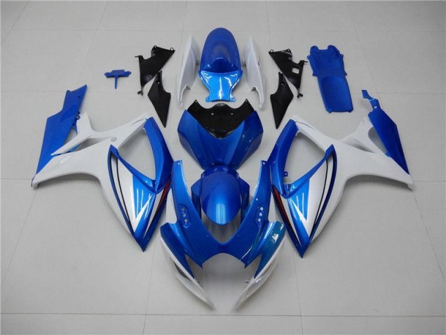 2006-2007 Bleu Blanc Suzuki GSXR 600/750 Carénages Moto 2006-2007 Bleu Blanc Suzuki GSXR 600/750 Carénages Moto