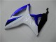2006-2007 Bleu Blanc Suzuki GSXR 600/750 Kit Carénages Motos