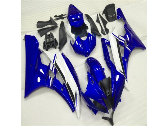2006-2007 Bleu Blanc Yamaha YZF R6 Carénage Moto 2006-2007 Bleu Blanc Yamaha YZF R6 Carénage Moto