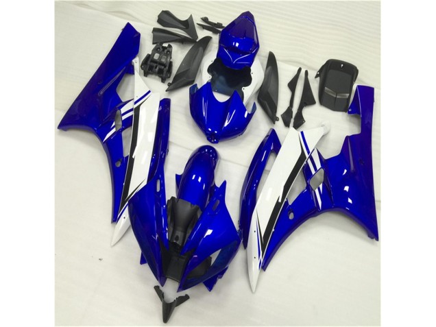 2006-2007 Bleu Blanc Yamaha YZF R6 Carénage Moto 2006-2007 Bleu Blanc Yamaha YZF R6 Carénage Moto