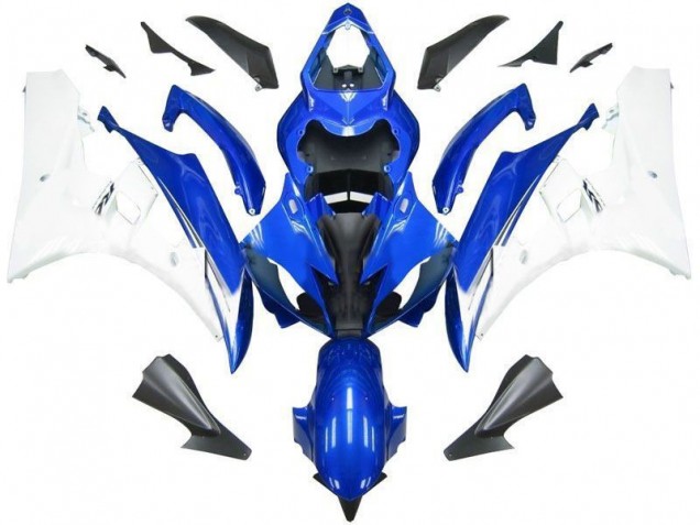 2006-2007 Bleu Blanc Yamaha YZF R6 Carrosserie Moto