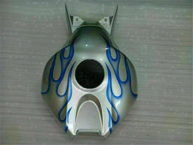 2006-2007 Bleu Flamme Argent Honda CBR1000RR Carénage Moto 2006-2007 Bleu Flamme Argent Honda CBR1000RR Carénage Moto