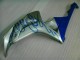 2006-2007 Bleu Flamme Argent Honda CBR1000RR Carénage Moto 2006-2007 Bleu Flamme Argent Honda CBR1000RR Carénage Moto