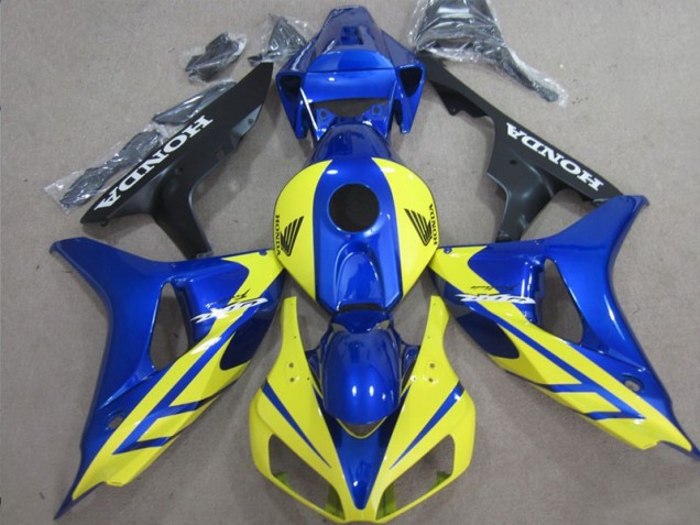 2006-2007 Bleu Jaune Honda CBR1000RR Carénages Moto 2006-2007 Bleu Jaune Honda CBR1000RR Carénages Moto