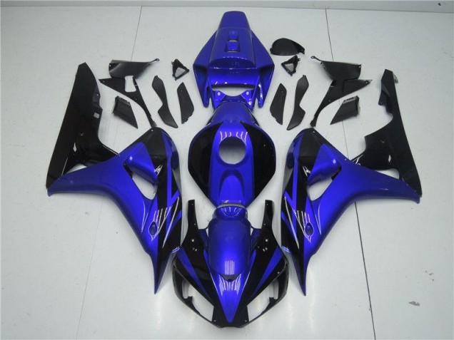2006-2007 Bleu Noir Honda CBR1000RR Carénage Moto 2006-2007 Bleu Noir Honda CBR1000RR Carénage Moto