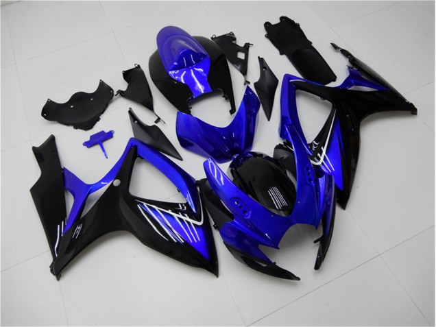 2006-2007 Bleu Noir Suzuki GSXR 600/750 Carénage Moto 2006-2007 Bleu Noir Suzuki GSXR 600/750 Carénage Moto