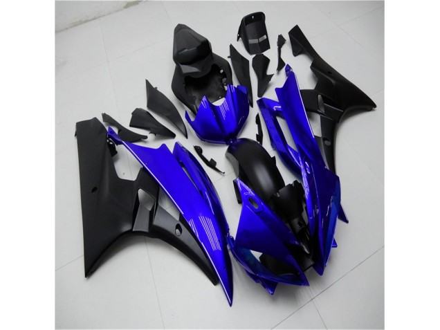2006-2007 Bleu Noir Yamaha YZF R6 Carénages Moto & Carrosserie 2006-2007 Bleu Noir Yamaha YZF R6 Carénages Moto & Carrosserie