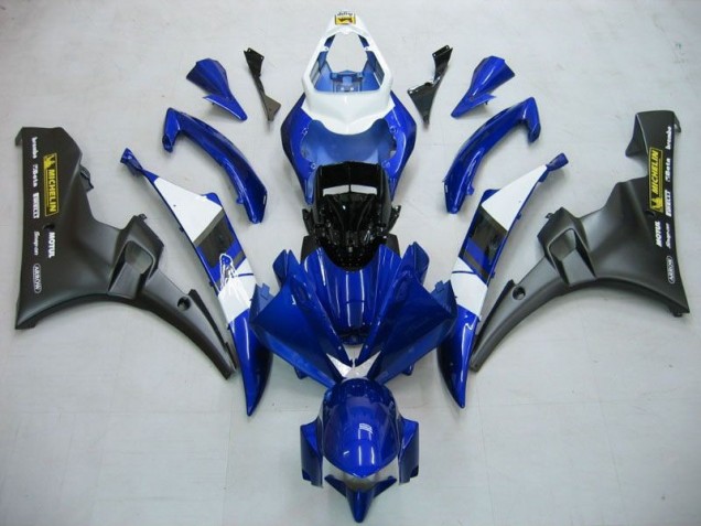 2006-2007 Bleu Noir Yamaha YZF R6 Kit Carénages Motos 2006-2007 Bleu Noir Yamaha YZF R6 Kit Carénages Motos