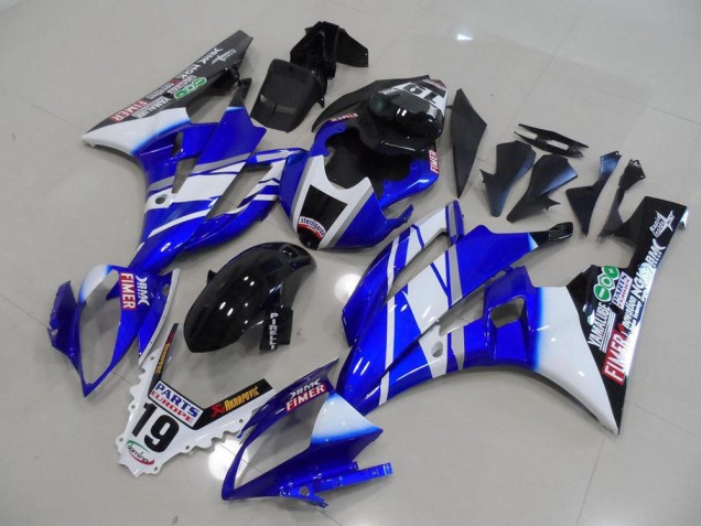 2006-2007 Bleu Sterilgarda Yamaha YZF R6 Carénage Moto