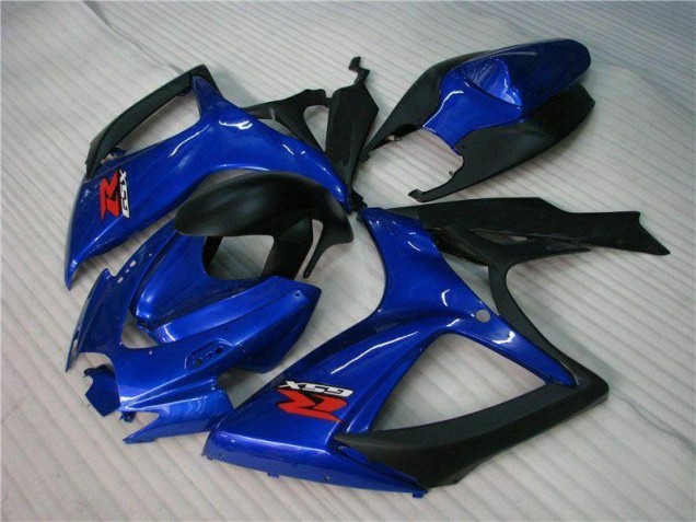 2006-2007 Bleu Suzuki GSXR 600/750 Carénages Moto ABS 2006-2007 Bleu Suzuki GSXR 600/750 Carénages Moto ABS