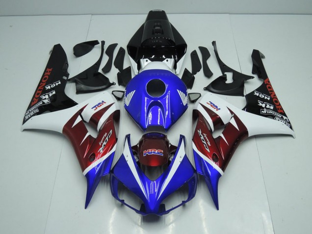 2006-2007 Burgandy et Bleu Honda CBR1000RR Carénage Moto
