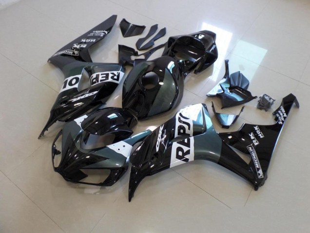 2006-2007 Gris Noir Repsol Honda CBR1000RR Carénage Moto 2006-2007 Gris Noir Repsol Honda CBR1000RR Carénage Moto