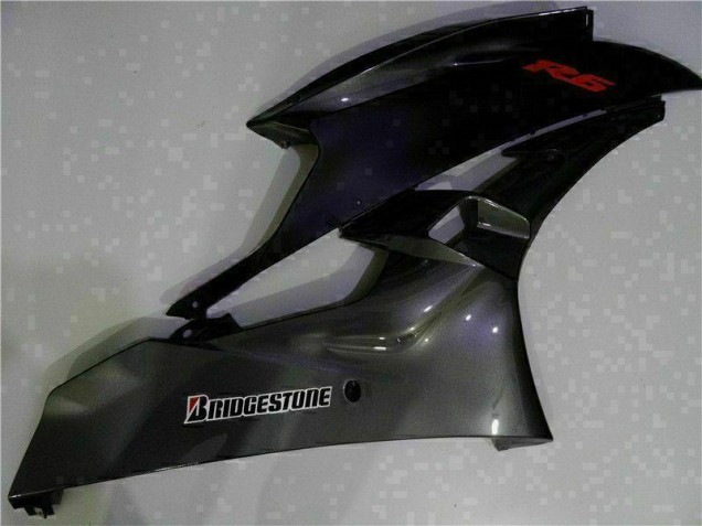2006-2007 Gris Noir Yamaha YZF R6 Carénages Moto 2006-2007 Gris Noir Yamaha YZF R6 Carénages Moto
