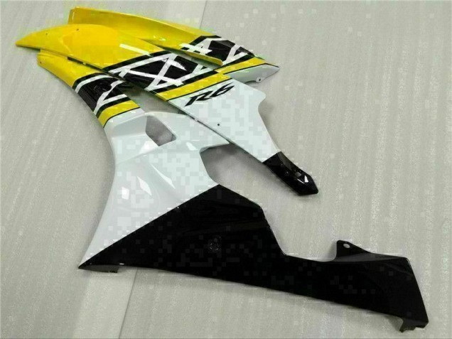 2006-2007 Jaune Blanc Noir Yamaha YZF R6 Carénages Moto 2006-2007 Jaune Blanc Noir Yamaha YZF R6 Carénages Moto