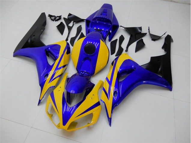 2006-2007 Jaune Bleu Honda CBR1000RR Carénage Moto 2006-2007 Jaune Bleu Honda CBR1000RR Carénage Moto
