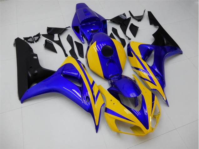 2006-2007 Jaune Bleu Honda CBR1000RR Carénage Moto 2006-2007 Jaune Bleu Honda CBR1000RR Carénage Moto