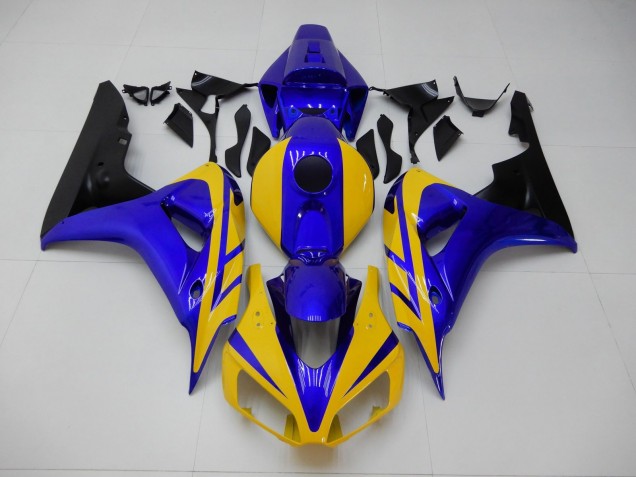 2006-2007 Jaune Bleu Honda CBR1000RR Carénage Moto 2006-2007 Jaune Bleu Honda CBR1000RR Carénage Moto