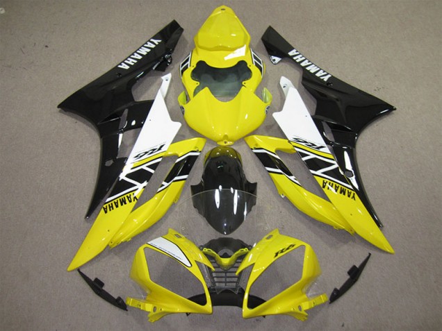 2006-2007 Jaune Noir Décalque Yamaha YZF R6 Carénage Moto 2006-2007 Jaune Noir Décalque Yamaha YZF R6 Carénage Moto
