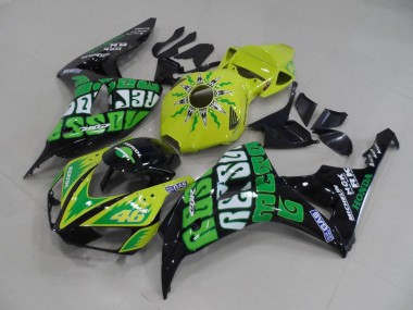 2006-2007 Jaune Vert Rossi Honda CBR1000RR Carénage Moto