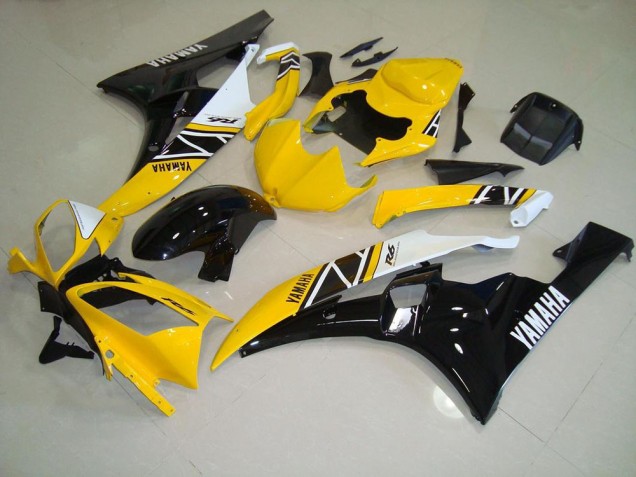 2006-2007 Jaune Yamaha YZF R6 Carrosserie Moto