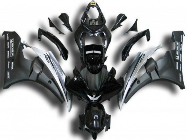 2006-2007 Noir Blanc Yamaha YZF R6 Carénage Moto 2006-2007 Noir Blanc Yamaha YZF R6 Carénage Moto