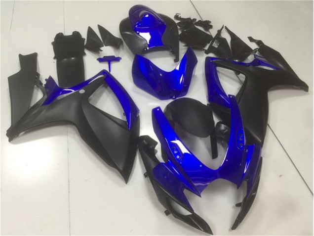 2006-2007 Noir Bleu Suzuki GSXR 600/750 Carénages Moto 2006-2007 Noir Bleu Suzuki GSXR 600/750 Carénages Moto