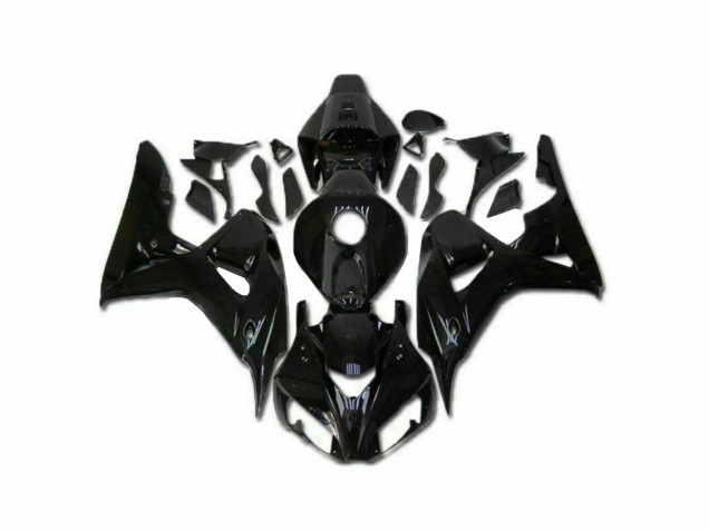 2006-2007 Noir Brillant Honda CBR1000RR Carénages Moto