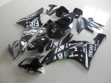 2006-2007 Noir Fiat Yamaha YZF R6 Carénage Moto