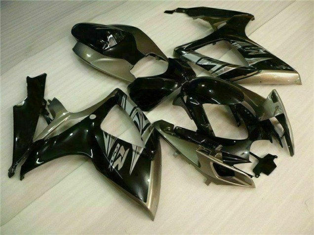2006-2007 Noir Gris Suzuki GSXR 600/750 Carénage Moto 2006-2007 Noir Gris Suzuki GSXR 600/750 Carénage Moto