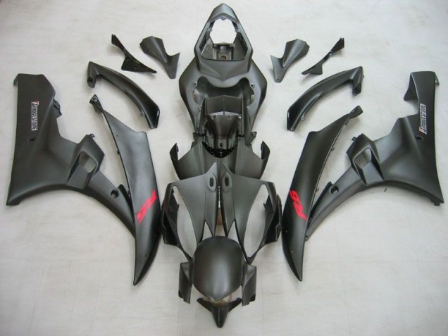 2006-2007 Noir Mat Yamaha YZF R6 Carénages Moto 2006-2007 Noir Mat Yamaha YZF R6 Carénages Moto
