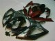 2006-2007 Noir Rouge Suzuki GSXR 600/750 Carénage Moto 2006-2007 Noir Rouge Suzuki GSXR 600/750 Carénage Moto