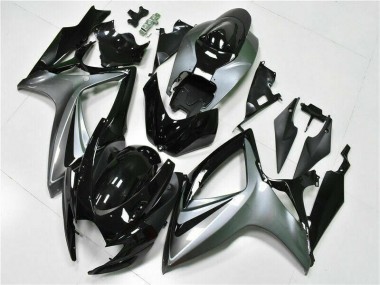 2006-2007 Noir Suzuki GSXR 600/750 Kit Carénages Motos