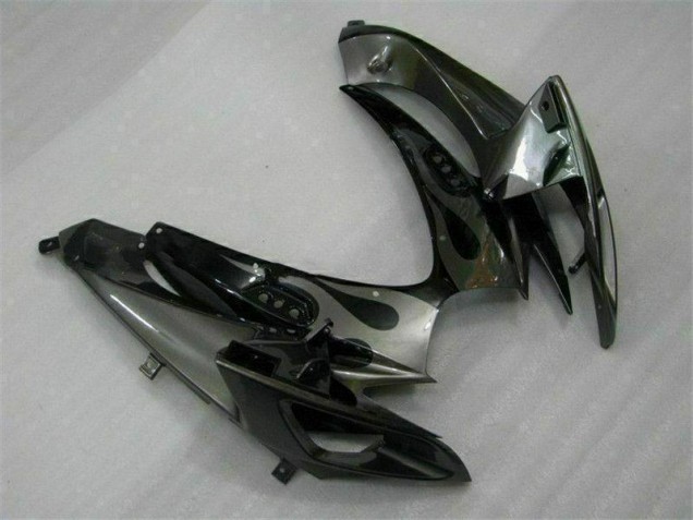 2006-2007 Noir Suzuki GSXR 600/750 Kit Carénages Motos & Plastique 2006-2007 Noir Suzuki GSXR 600/750 Kit Carénages Motos & Plastique